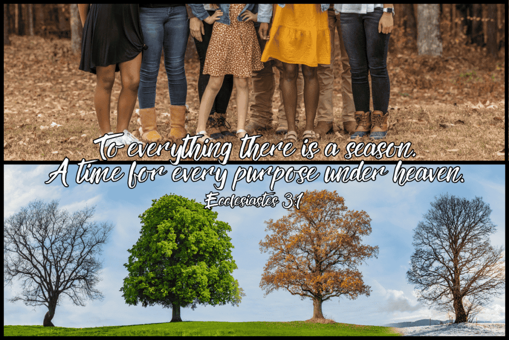 we're moving again. To everything there is a season. A time for every purpose under heaven Ecclesiastes 3:1