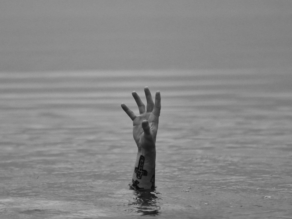 when your husband is struggling spiritually and drowning under water